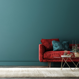 an interior décor idea for a bold personality
