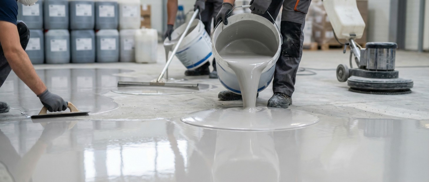 Epoxy‑PU Flooring System