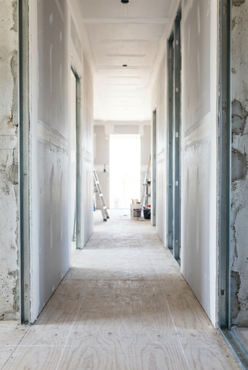 Interior masonry surfaces