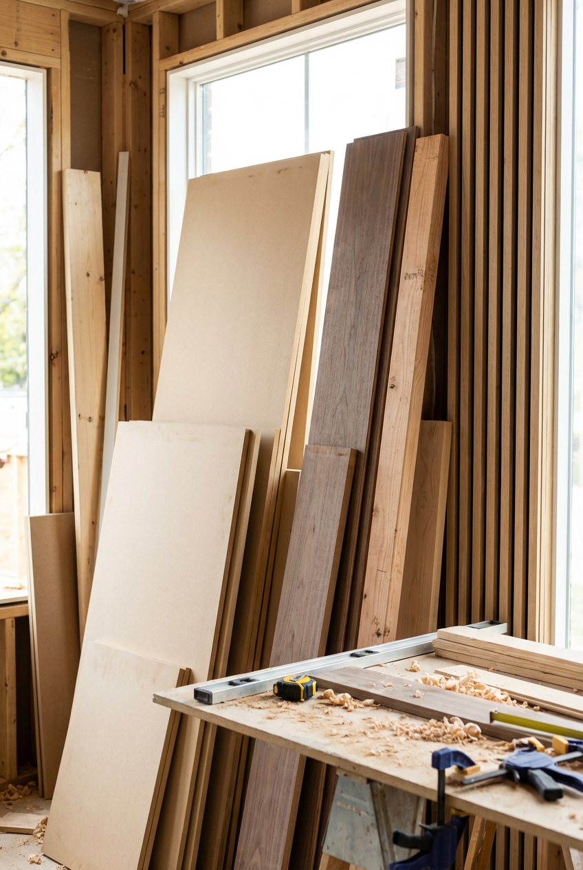 Exterior wood panels