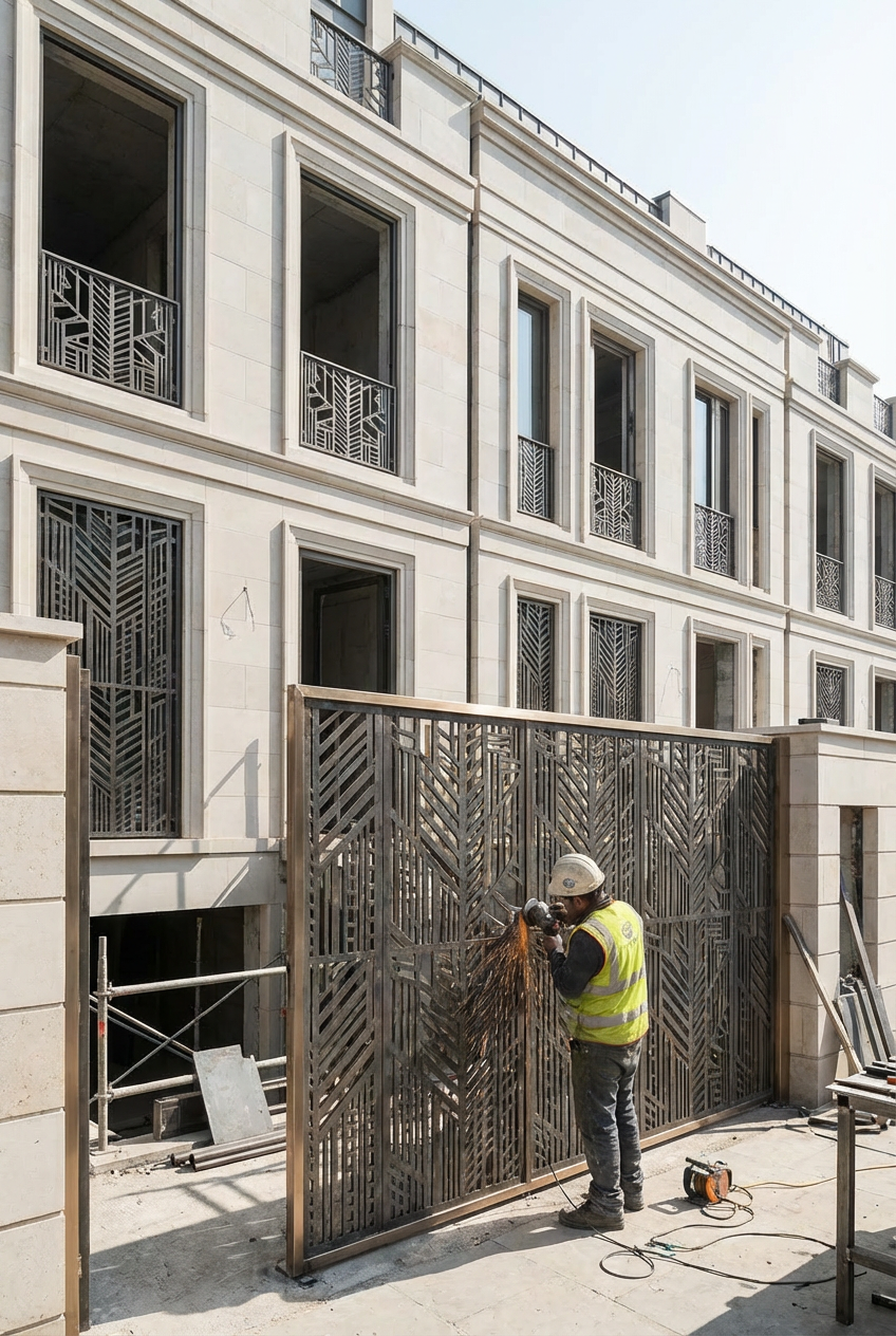 Metal grills and gates