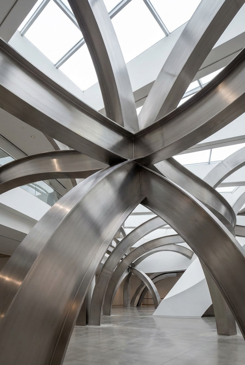 Indoor aesthetic steelwork