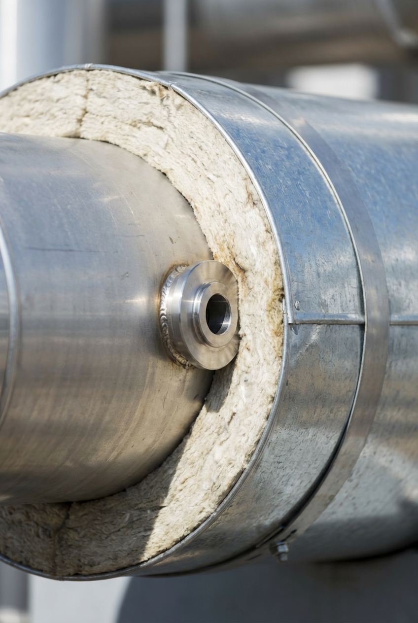 Steel structures under insulation