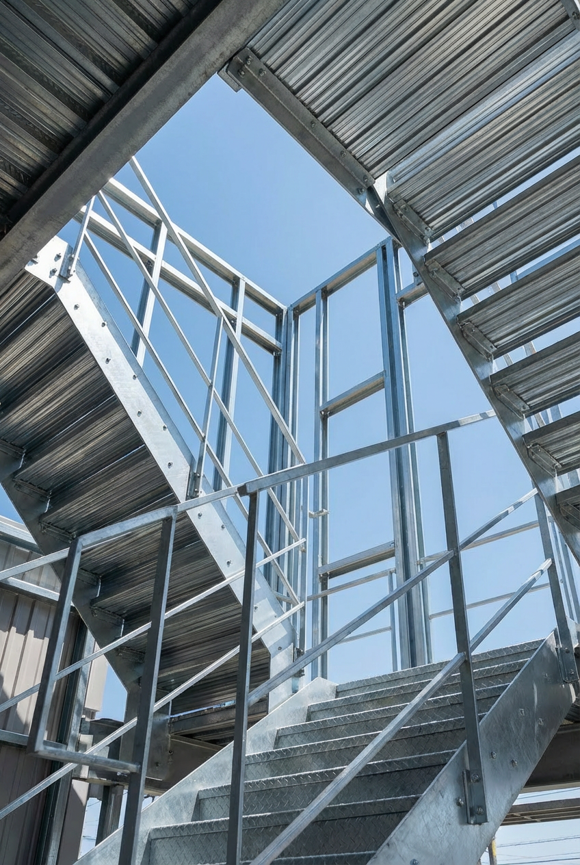 Exterior staircases & frames