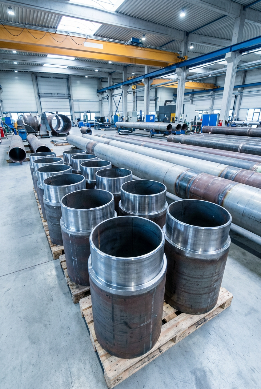 Pile sleeves & pipeline sections