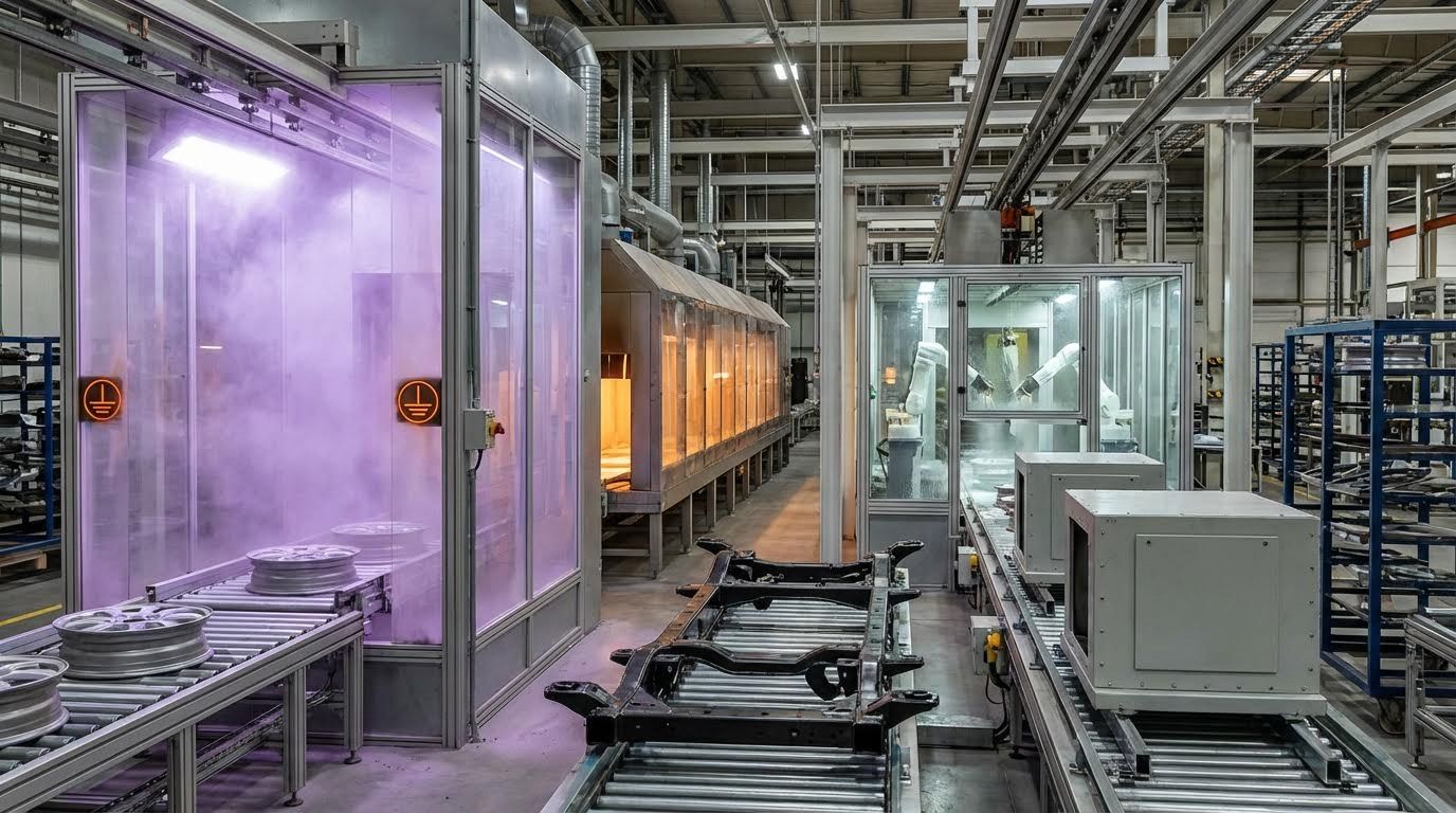 Powder Coating Parts Finishing APA CT Appliances General Industry