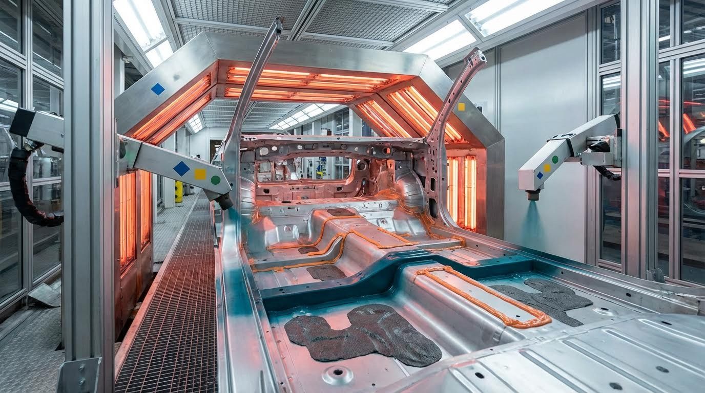 Underbody Seam Sealing NVH Sound Damping