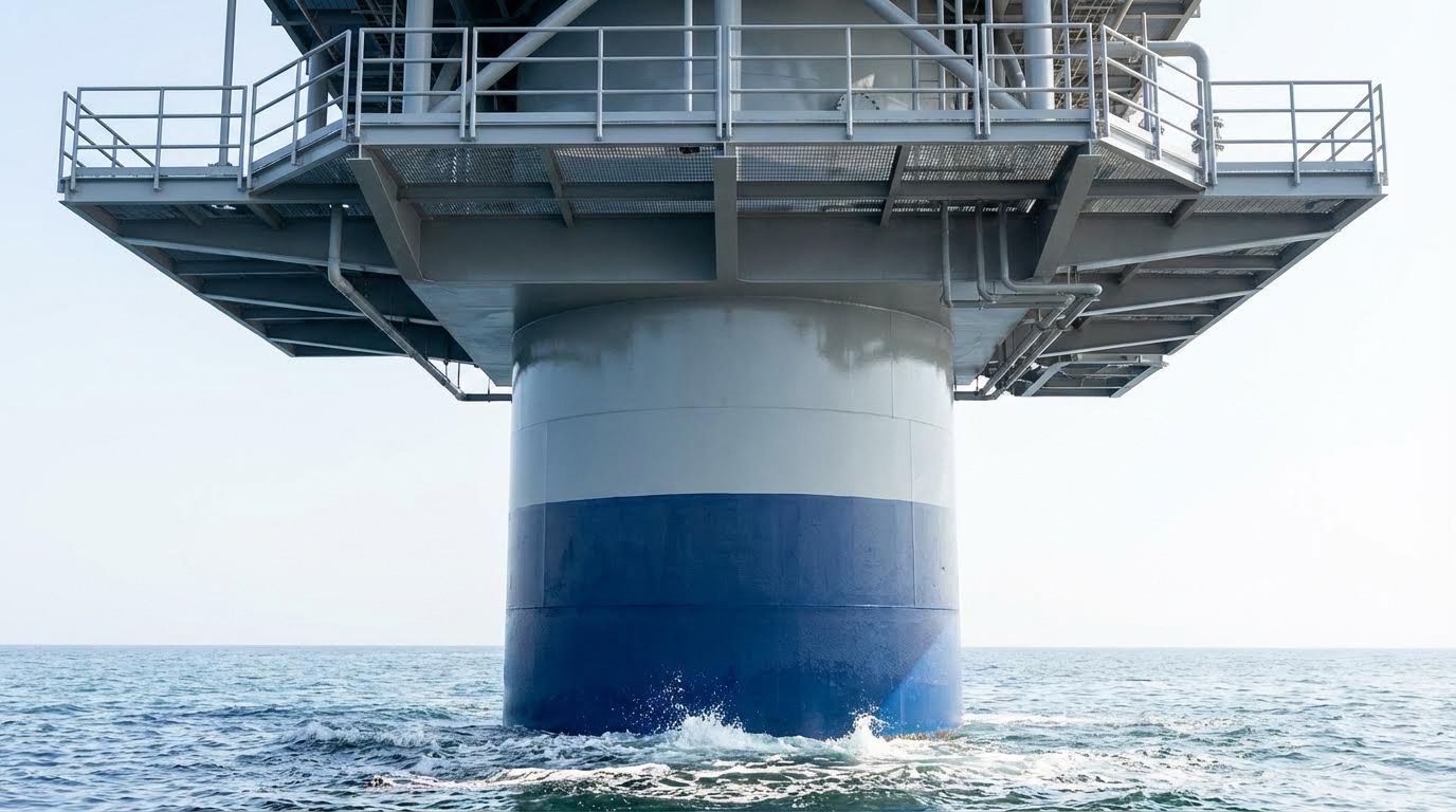 Offshore Platforms Splash Tidal Zones