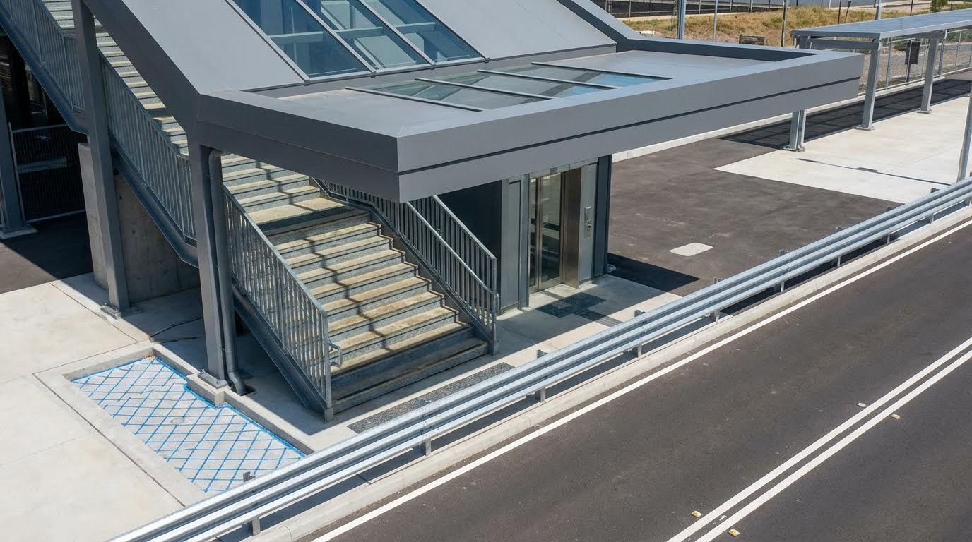 External Envelope, Access Roads & Safety Hardware