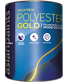 WoodTech Polyester Gold