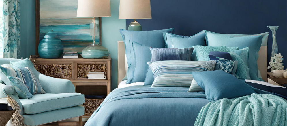 Analogous colour effect in your bedroom - Asian Paints