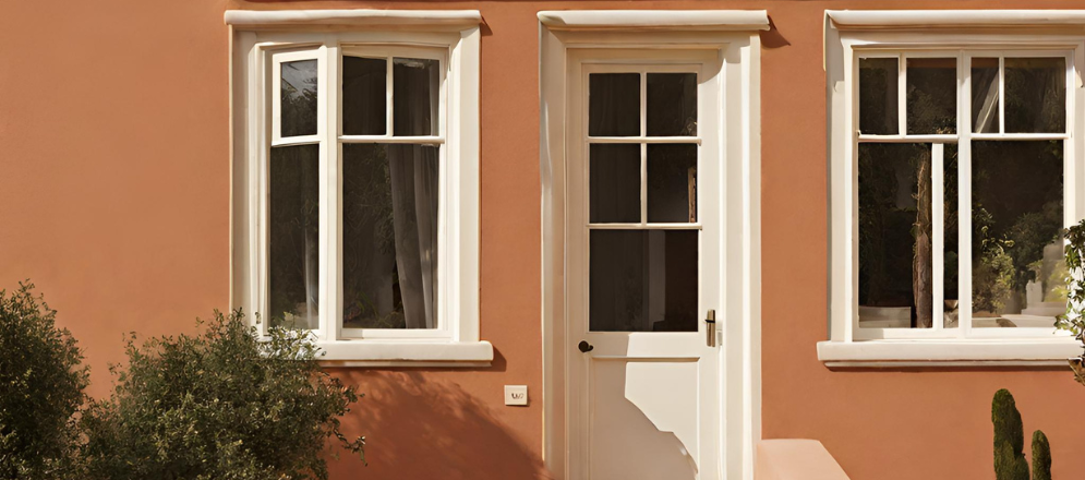 Paint outer colour of house with terracotta & cream - Asian Paints