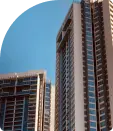A apartment exterior with contemporary style