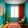 Turquoise Colour Interior Paint - Asian Paints