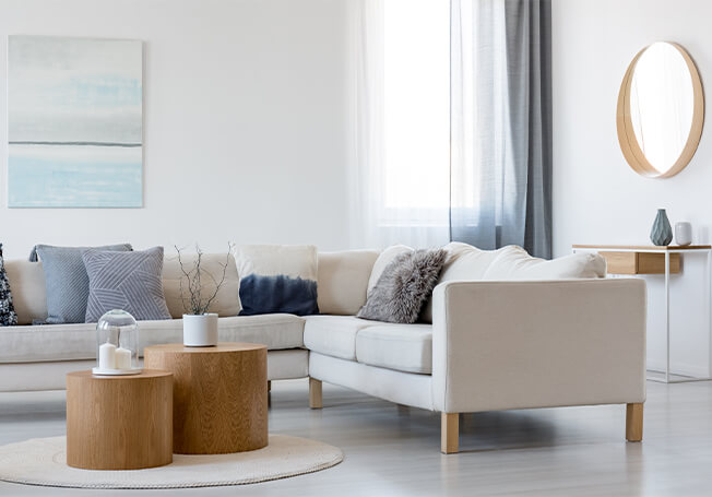 Simple Living Room Sofa Set Designs - Asian Paints