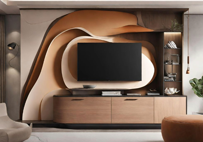 Elegant smart tv design for your space - Asian Paints