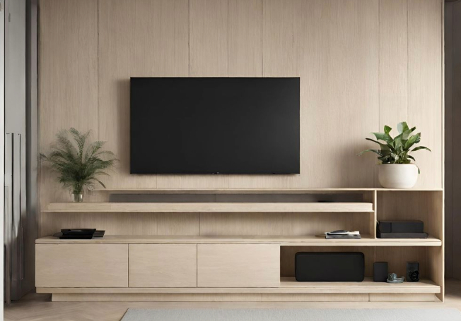 Laminate tv cabinet design - Asian Paints
