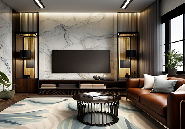 Stunning tv cabinet design for your living room design - Asian Paints