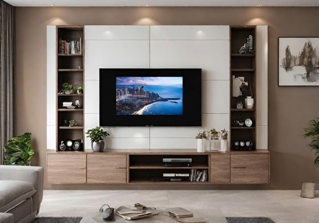 PVC tv cabinet design  - Asian Paints