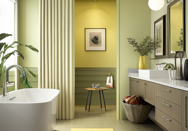 Brighter Bathroom Paint Colours for a Bold and Striking Look