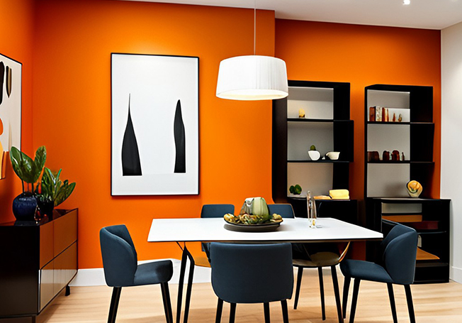 dining room colour asian paints