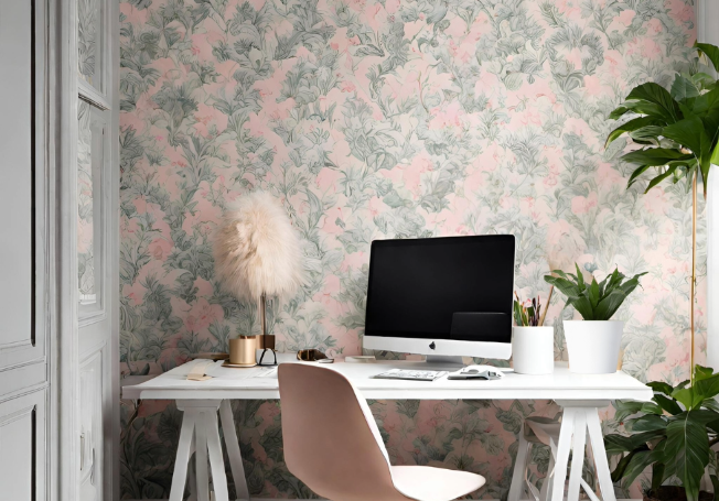  Home office wallpaper design - Asian Paints