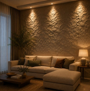 How Lighting Affects Textured Accent Walls