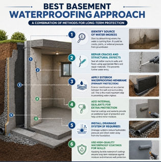 Best Basement Waterproofing Approach
