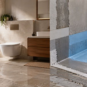 Professional Bathroom Waterproofing Application After Water Leakage