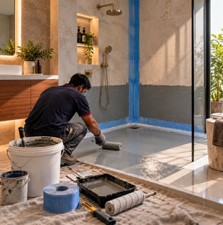 Sequential Workflow for Bathroom Waterproofing Remediation