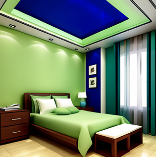Green and Blue Combinations - Asian Paints