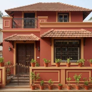 Traditional Indian Exterior Colour Palette