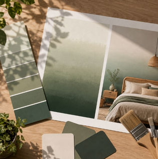 Choosing the Right Colour Palette for an Ombre Wall