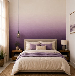 Vertical vs Horizontal Ombre Wall Designs for Bedrooms