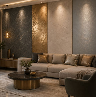 Trending Metallic and Textured Paint Designs