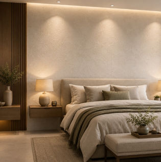 Minimalist Textured Paint Ideas for Modern Bedrooms