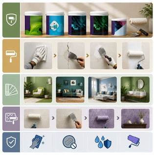 Complete Paint and Texture System for Durable Walls