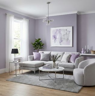 Lavender with Soft Grey