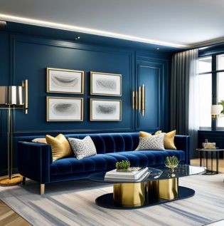 Transform Your Space with Blue Color Wall Decor