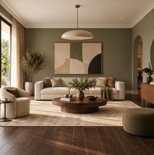 Ceiling, Wall and Floor Colour Combinations for a Balanced Interior