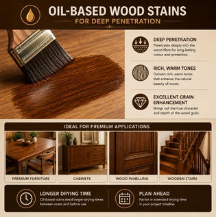 Oil-Based Wood Stains for Deep Penetration