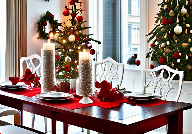 Dining table decor ideas for Christmas - Asian Paints