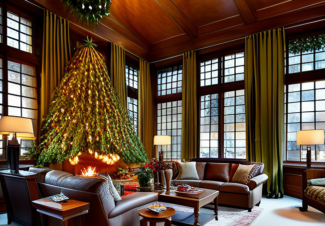 Big Christmas tree decor ideas for home - Asian Paints