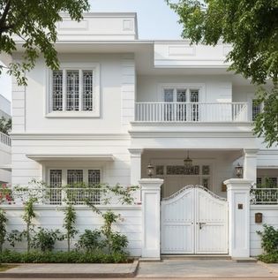 Classic White House Exterior