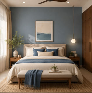 Relaxing Wall Paint Combinations for Bedrooms