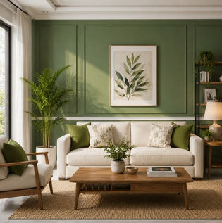 Stylish Wall Paint Combinations for Living Rooms
