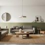 Stylish Two Colour Combination Ideas for Living Rooms