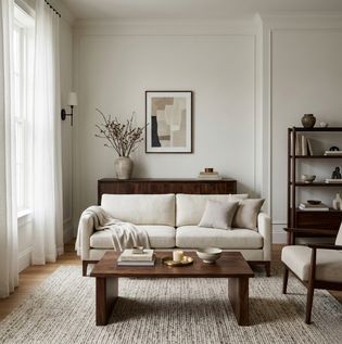 Use Contrast to Let Wood Become the Hero