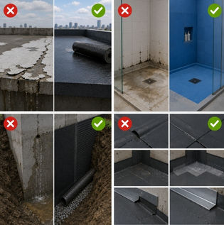 Using the Right Waterproofing Materials