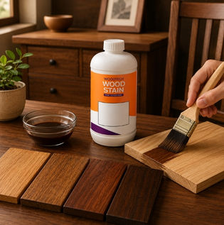 Wood Stain for Enhancing Natural Wood Grain